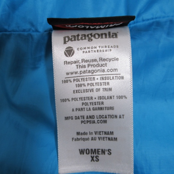 Patagonia Women's Nano Puff® Jacket Blue Butterfly BTY 84216FA13 PrimaLoft XS - Picture 11 of 12